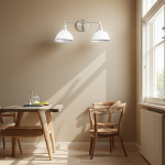Amelia Farmhouse White Metal Dome Sconce Amelia Farmhouse White Metal Dome Sconce