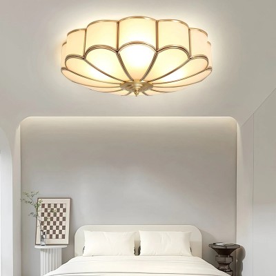 Eldor Gold Flower Shape Glass Recessed Ceiling Light Eldor Gold Flower Shape Glass Recessed Ceiling Light