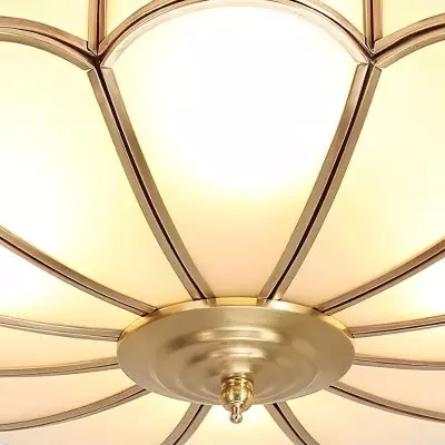 Eldor Gold Flower Shape Glass Recessed Ceiling Light Eldor Gold Flower Shape Glass Recessed Ceiling Light