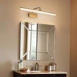 Jaryn Rustic LED Bar Brass Wall Light