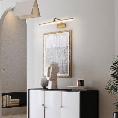 Jaryn Rustic LED Bar Brass Wall Light Jaryn Rustic LED Bar Brass Wall Light