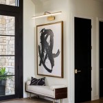 Jaryn Rustic LED Bar Brass Wall Light