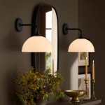 Eoslyn Farmhouse Linen Arc Wall Sconce