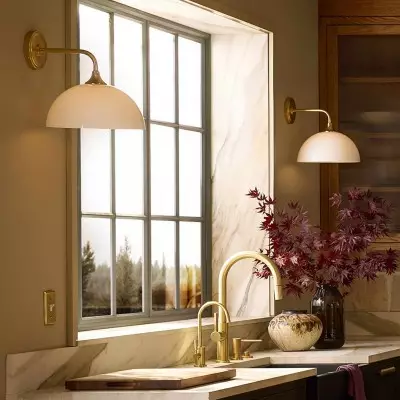 Musara Minimalist Glass Shade Wall Light Musara Minimalist Glass Shade Wall Light