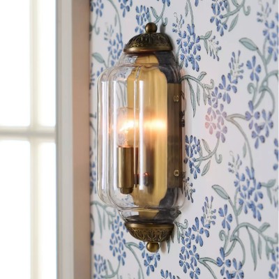 Michael Vintage Eloise Milk Glass Flush Wall Light Michael Vintage Eloise Milk Glass Flush Wall Light