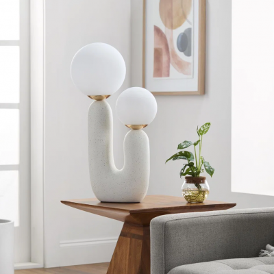 Mila Creative U Shaped Resin Table Lamp Mila Creative U Shaped Resin Table Lamp