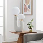 Mila Creative U Shaped Resin Table Lamp
