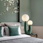 Mila Creative U Shaped Resin Table Lamp