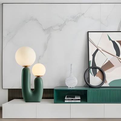 Mila Creative U Shaped Resin Table Lamp Mila Creative U Shaped Resin Table Lamp