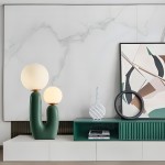 Mila Creative U Shaped Resin Table Lamp