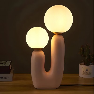 Mila Creative U Shaped Resin Table Lamp Mila Creative U Shaped Resin Table Lamp