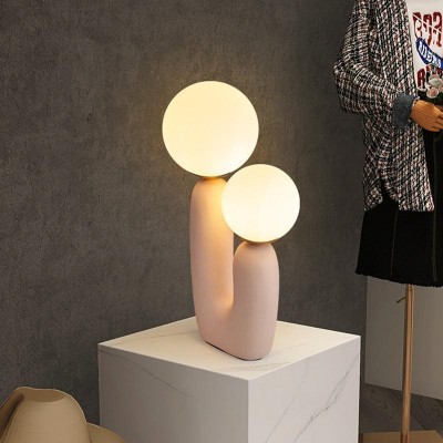 Mila Creative U Shaped Resin Table Lamp Mila Creative U Shaped Resin Table Lamp