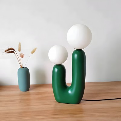 Mila Creative U Shaped Resin Table Lamp Mila Creative U Shaped Resin Table Lamp