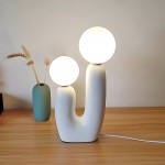 Mila Creative U Shaped Resin Table Lamp