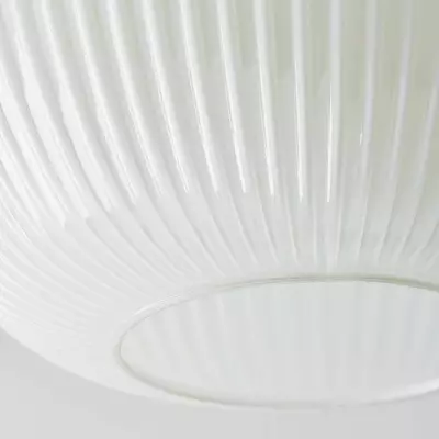 Naiad Rustic Sculptural Ribbed Glass Flush Ceiling Light Naiad Rustic Sculptural Ribbed Glass Flush Ceiling Light