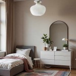 Naiad Rustic Sculptural Ribbed Glass Flush Ceiling Light