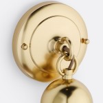 Morgan Minimalist Cylindrical Glass or Alabaster Wall Light