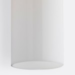 Morgan Minimalist Cylindrical Glass or Alabaster Wall Light