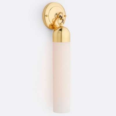 Morgan Minimalist Cylindrical Glass or Alabaster Wall Light Morgan Minimalist Cylindrical Glass or Alabaster Wall Light