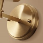 Nicky Vintage Cylinder Transparent Glass Wall Light