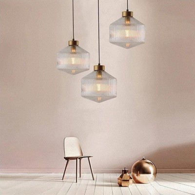 Bullard Modern Diamond Glass Pendant Light Bullard Modern Diamond Glass Pendant Light