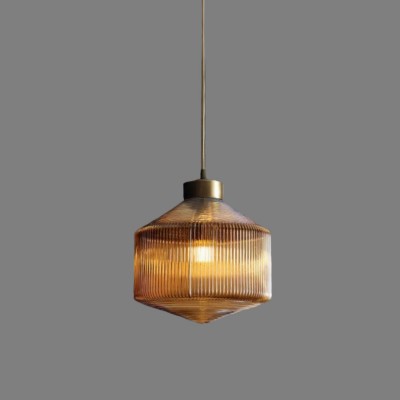 Bullard Modern Diamond Glass Pendant Light Bullard Modern Diamond Glass Pendant Light
