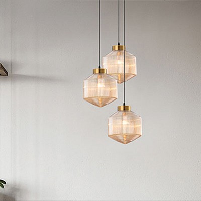 Bullard Modern Diamond Glass Pendant Light Bullard Modern Diamond Glass Pendant Light