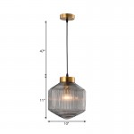 Bullard Modern Diamond Glass Pendant Light
