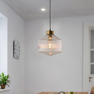 Bullard Modern Diamond Glass Pendant Light Bullard Modern Diamond Glass Pendant Light