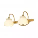 Edwin Retro Flower LED 2/3/4 Heads Brass Wall Light