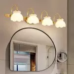 Edwin Retro Flower LED 2/3/4 Heads Brass Wall Light