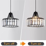 Voysey Modern Crystal Pendant Light