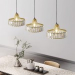 Voysey Modern Crystal Pendant Light