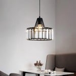 Neville Modern Clear Glass 360 Pendant Light Neville Modern Clear Glass 360 Pendant Light