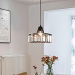 Voysey Modern Crystal Pendant Light