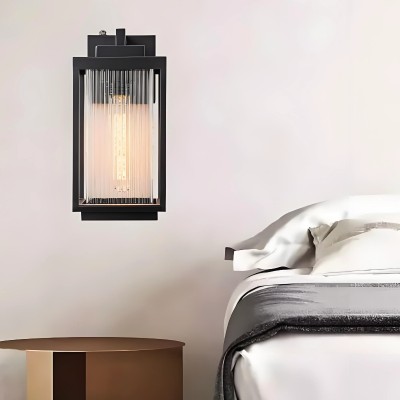 Dresser Modern Glass Lantern Outdoor Wall light Dresser Modern Glass Lantern Outdoor Wall light