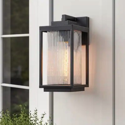 Dresser Modern Glass Lantern Outdoor Wall light Dresser Modern Glass Lantern Outdoor Wall light