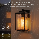 Dresser Modern Glass Lantern Outdoor Wall light Dresser Modern Glass Lantern Outdoor Wall light