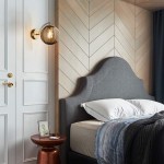 Soluna Modern Ball Glass Wall Sconce