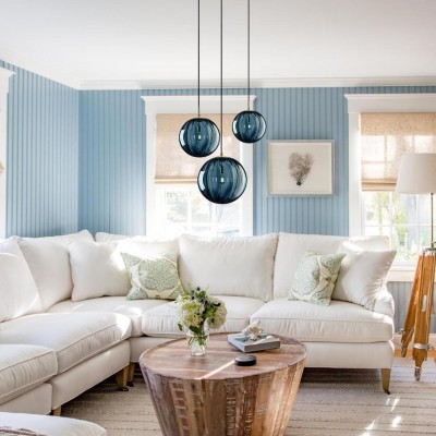 Tamsin Beading Glass Ball Pendant Light Tamsin Beading Glass Ball Pendant Light