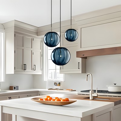 Tamsin Beading Glass Ball Pendant Light Tamsin Beading Glass Ball Pendant Light