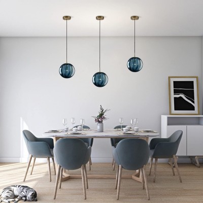 Tamsin Beading Glass Ball Pendant Light Tamsin Beading Glass Ball Pendant Light