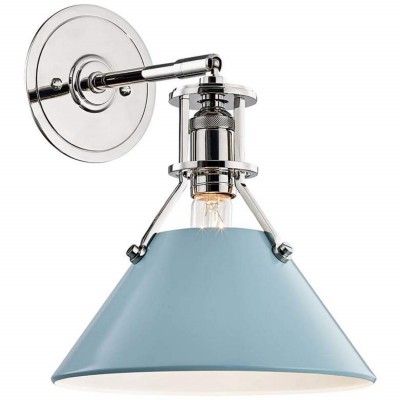 Saville Modern Cone-shaped Painted Metal Wall Light Saville Modern Cone-shaped Painted Metal Wall Light