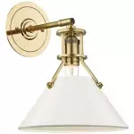 Saville Modern Cone-shaped Painted Metal Wall Light Saville Modern Cone-shaped Painted Metal Wall Light