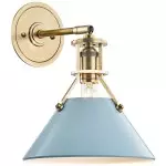 Saville Modern Cone-shaped Painted Metal Wall Light Saville Modern Cone-shaped Painted Metal Wall Light