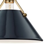 Saville Modern Cone-shaped Painted Metal Wall Light Saville Modern Cone-shaped Painted Metal Wall Light