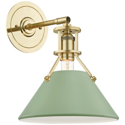 Saville Modern Cone-shaped Painted Metal Wall Light Saville Modern Cone-shaped Painted Metal Wall Light