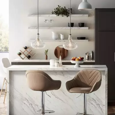 Neville Modern Clear Glass 360 Pendant Light Neville Modern Clear Glass 360 Pendant Light