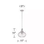 Neville Modern Clear Glass 360 Pendant Light Neville Modern Clear Glass 360 Pendant Light