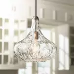 Neville Modern Clear Glass 360 Pendant Light Neville Modern Clear Glass 360 Pendant Light